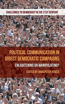 portada Political Communication in Direct Democratic Campaigns (en Inglés)