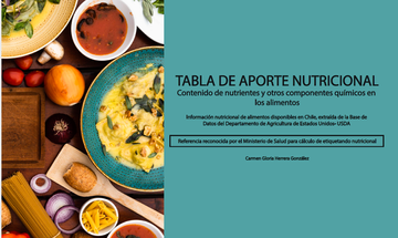 portada Tabla de Aporte Nutricional (in Spanish)