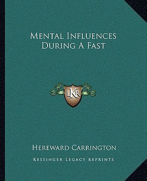 portada mental influences during a fast (in English)