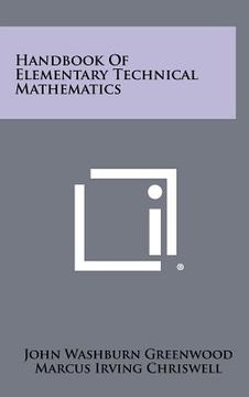 portada handbook of elementary technical mathematics