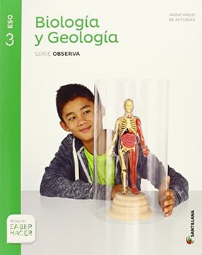 portada BIOLOGIA Y GEOLOGIA 3 SECUNDARIA ASTURIAS SANTILLANA