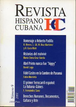portada revista hispano cubana. nº 9.