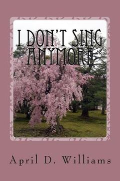 portada i don't sing anymore (in English)