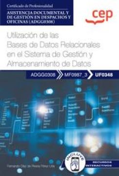 portada Manual Utilizacion de las Bases de Datos Relacionales en el