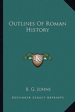 portada outlines of roman history (en Inglés)