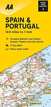 portada Road map Spain & Portugal (Road map Europe) (en Inglés)