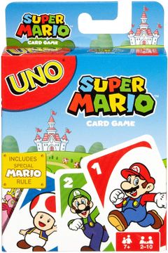 Onu-Super Mario juego de cartas 