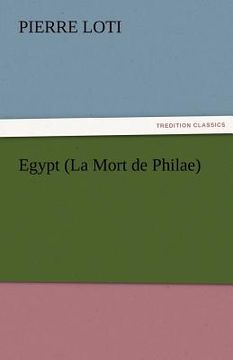 portada egypt (la mort de philae) (en Inglés)