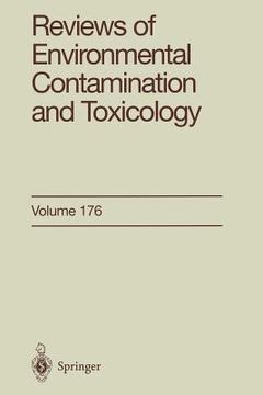 portada reviews of environmental contamination and toxicology 176 (en Inglés)