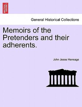 portada memoirs of the pretenders and their adherents.