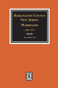 portada Burlington County, New Jersey Marriages, 1681-1930 (en Inglés)
