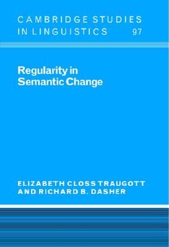 portada Regularity in Semantic Change Hardback (Cambridge Studies in Linguistics) (en Inglés)