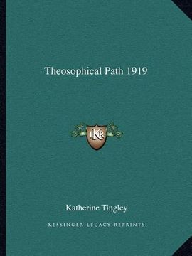 portada theosophical path 1919