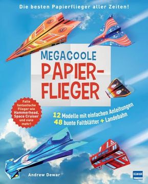 portada Megacoole Papierflieger de Andrew Dewar(Ullmann Medien) (en Alemán)