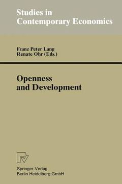 portada openness and development: yearbook of economic and social relations 1996 (en Inglés)