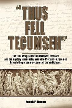 portada thus fell tecumseh (en Inglés)