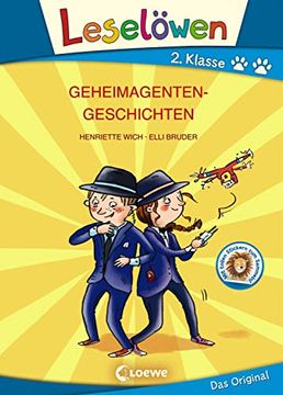 portada Leselöwen 2. Klasse - Geheimagentengeschichten: Erstlesebuch für Kinder ab 7 Jahre - Großbuchstabenausgabe (en Alemán)