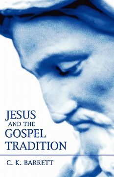 portada jesus and the gospel tradition (en Inglés)