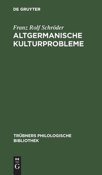 portada Altgermanische Kulturprobleme (en Alemán)
