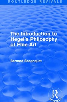portada The Introduction to Hegel's Philosophy of Fine Art (en Inglés)