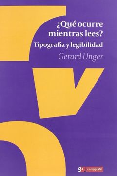 portada Que Ocurre Mientras Lees? - Tipografia y Legibilidad (in Spanish)