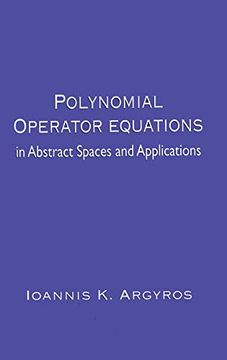 portada Polynomial Operator Equations in Abstract Spaces and Applications (en Inglés)