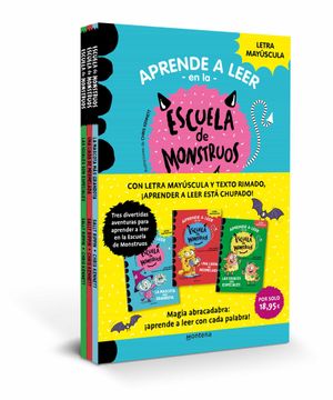 portada Pack Escuela de Monstruos (la Mascota mas Grandota, una Liada de Mermelada, las Iguales son Especiales) (in Spanish)