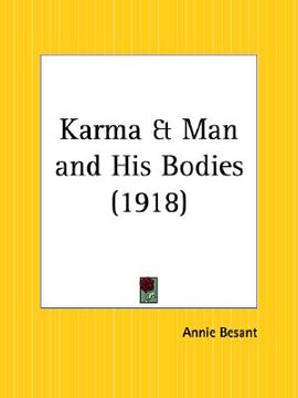 portada karma and man and his bodies (en Inglés)