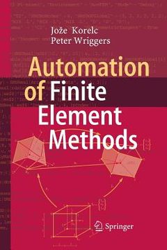 portada Automation of Finite Element Methods (en Inglés)