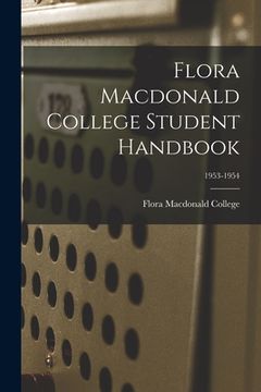 portada Flora Macdonald College Student Handbook; 1953-1954 (in English)