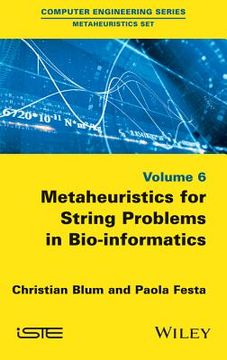 portada Metaheuristics for String Problems in Bio-Informatics (en Inglés)