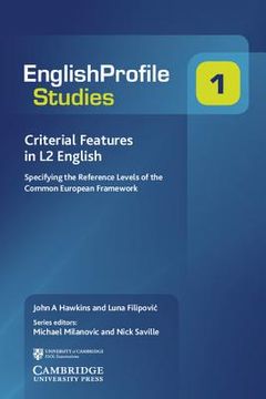 portada Criterial Features in l2 English (English Profile Studies) (en Inglés)