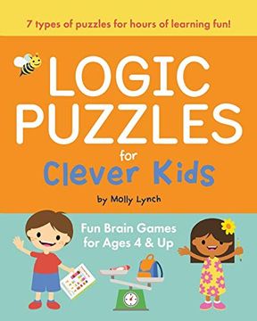 portada Logic Puzzles for Clever Kids: Fun Brain Games for Ages 4 & up (in English)