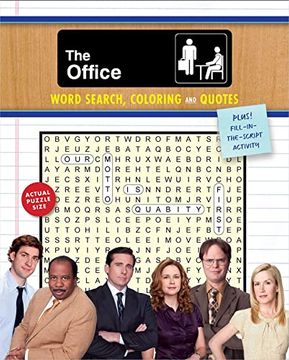 portada The Office Word Search, Coloring and Quotes: Plus Fill-In-The-Script Activity (Word Search, Coloring, and Activity) (en Inglés)