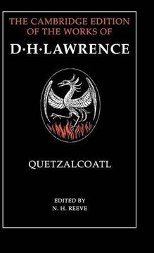 portada Quetzalcoatl Hardback (The Cambridge Edition of the Works of d. H. Lawrence) (en Inglés)