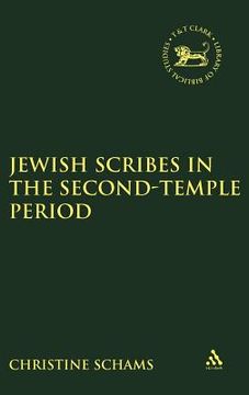 portada jewish scribes in the second-temple period (en Inglés)