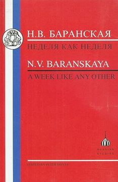 portada baranskaya: a week like any other (russian texts) (en Inglés)