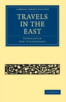 portada Travels in the East Paperback (Cambridge Library Collection - Travel, Middle East and Asia Minor) 