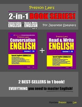 portada Preston Lee's 2-in-1 Book Series! Conversation English & Read & Write English Lesson 1 - 20 For Japanese Speakers (en Inglés)