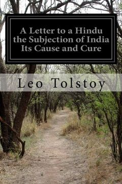 portada A Letter to a Hindu the Subjection of India Its Cause and Cure
