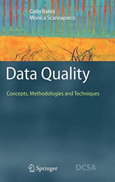 portada Data Quality: Concepts, Methodologies and Techniques (Data-Centric Systems and Applications) 