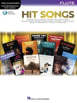 portada Hit Songs - Flute Play-Along with Online Demo and Backing Tracks (en Inglés)
