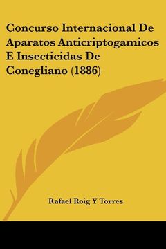 portada Concurso Internacional de Aparatos Anticriptogamicos e Insecticidas de Conegliano (1886)