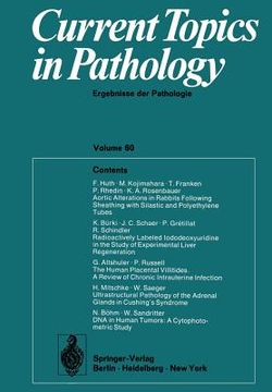 portada current topics in pathology / ergebnisse der pathologie: ergebnisse der pathologie (en Inglés)