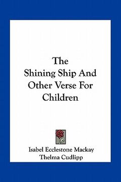 portada the shining ship and other verse for children