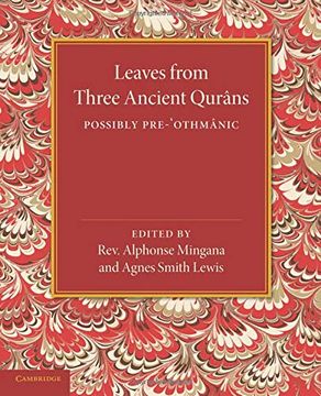 portada Leaves From Three Ancient Qurans: Possibly Pre-Othmanic (in English)