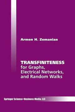 portada Transfiniteness: For Graphs, Electrical Networks, and Random Walks (en Inglés)