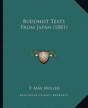 portada buddhist texts from japan (1881) (en Inglés)