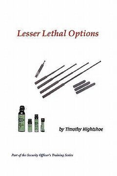portada lesser lethal options (en Inglés)