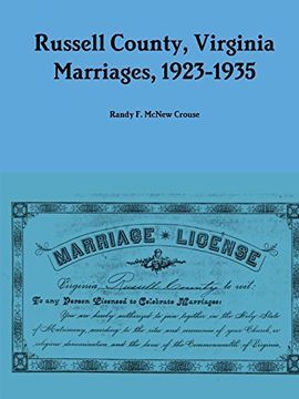 portada Russell County, Virginia Marriages, 1923-1935